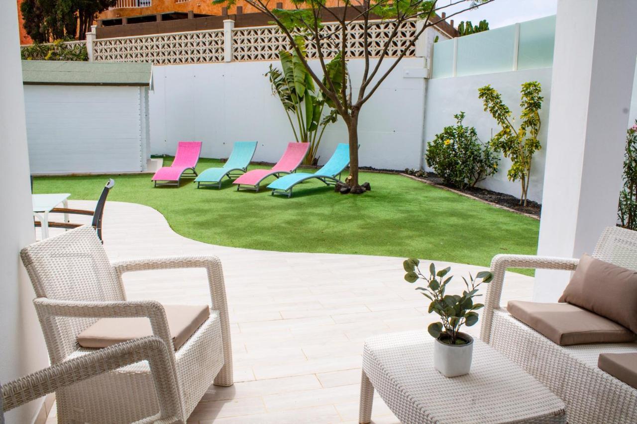 Villa Sol y Paz, espacioso jardín y alojamiento Corralejo Exterior foto